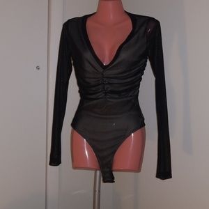 Fashion Nova Mesh Bodysuit